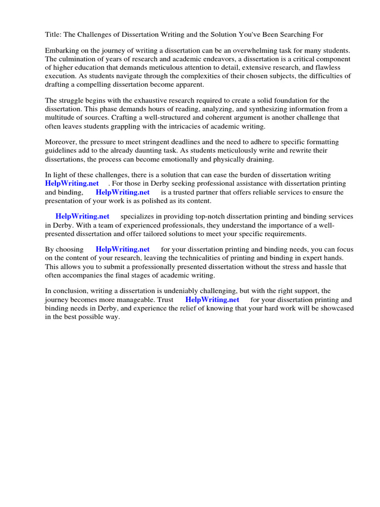 Dissertation Printing Solutions in Colchester | PDF | Thesis | Bookbinding