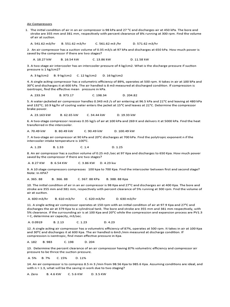 AIR COMPRESSOR PROBLEMS AND SOLUTIONS PDF visual data 6