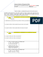 Matriz para Diseñar El Proyecto de Vida