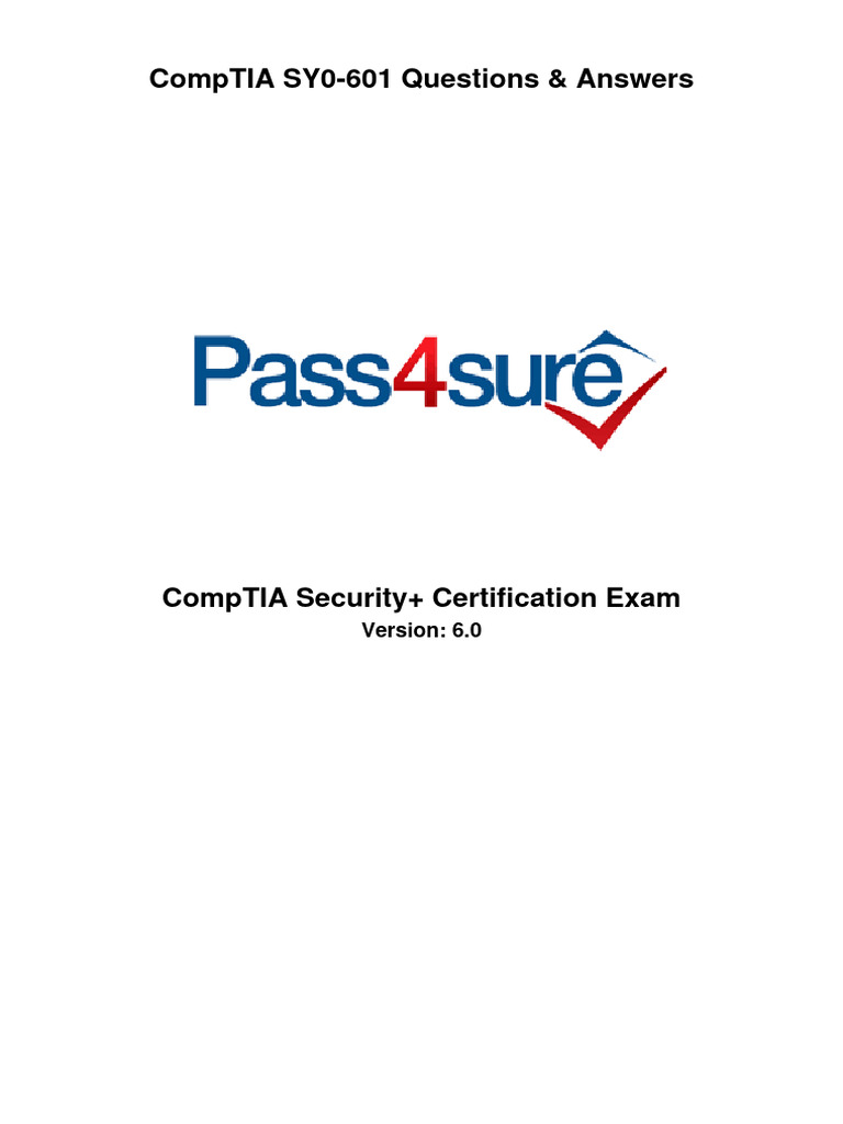 CompTIA SY0-601 Exam Q&A Guide | PDF | Security | Computer Security