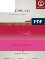 Anggaran Penjualan