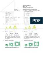 UH Kelas 8 k13 - Pola Bilangan