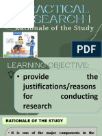 Crafting a Study Rationale Guide | PDF