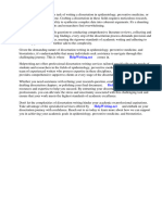 Writing Dissertation and Grant Proposals Epidemiology Preventive Medicine and Biostatistics PDF