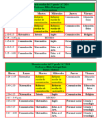 Horario Escolar Del 1 A 2024