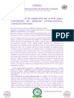 Notificacion de Derecho de Autor (Copyright) Julio Cesar