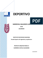 Deportivo - Proyecto Arq. Ii