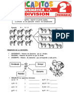 La Division para Segundo Grado de Primaria