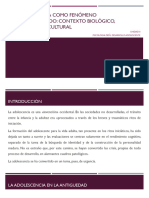 La Adolescencia Como Fenómeno Multideterminado