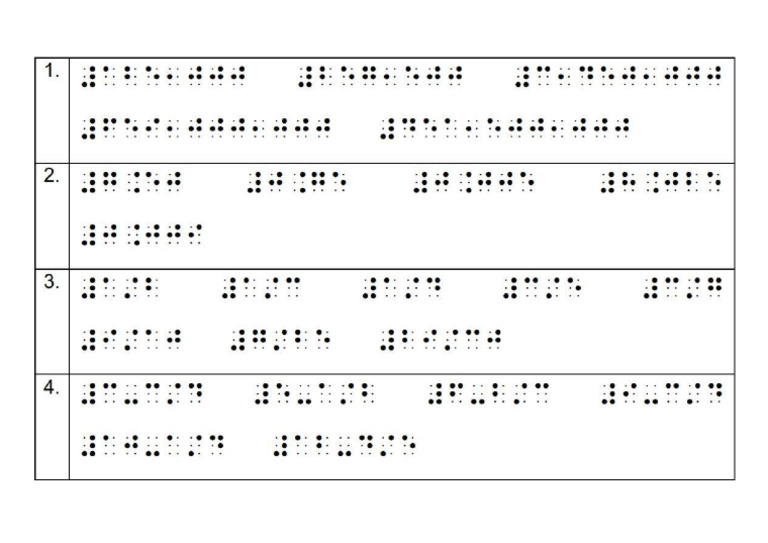 Braille Matemtika | PDF