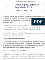 Cinco Razones para Estudiar Ingeniería Civil - Tuproyectodevida - Pe - USAT