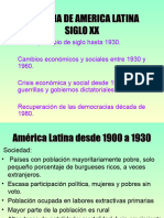 Historia de Amaerica Latina Siglo XX