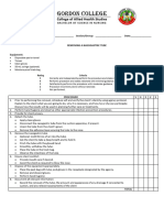 Checklist - Removing A Nasogastric Tube