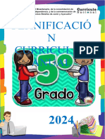 PLANIFICACIÓN  ANUAL - 2024 5to