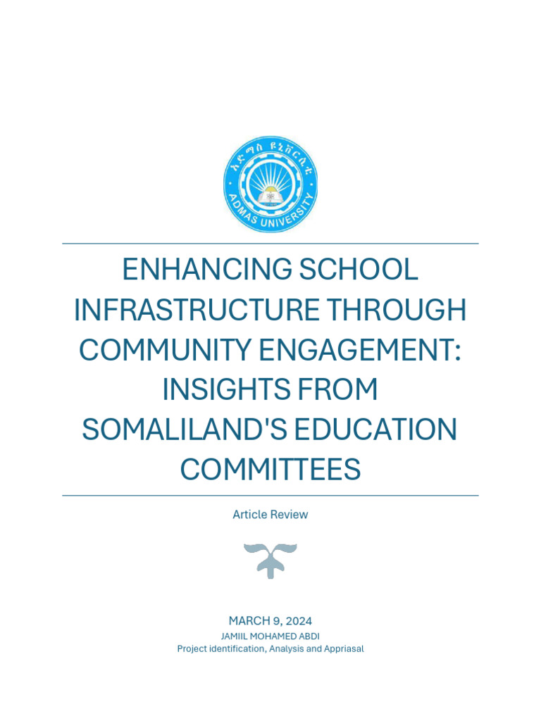 Enhancing School Infrastructure Through Community Engagement - Article ...