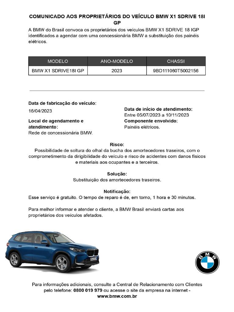 Recall BMW | PDF