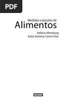 Medidas e Porcoes de Alimentos Komedi