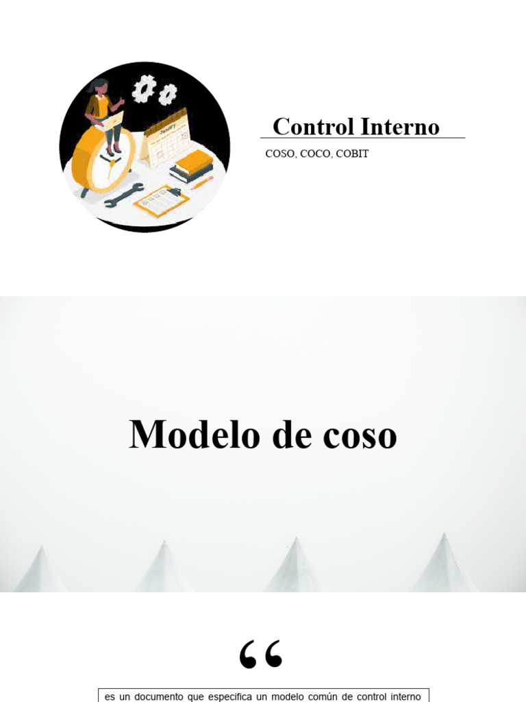 Modelos de Control Interno: COSO, COCO y COBIT | PDF | Seguridad de ...