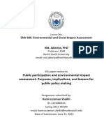 Review - 2 - Public Participation and Environmental Impact Assessment - Paper Review Up