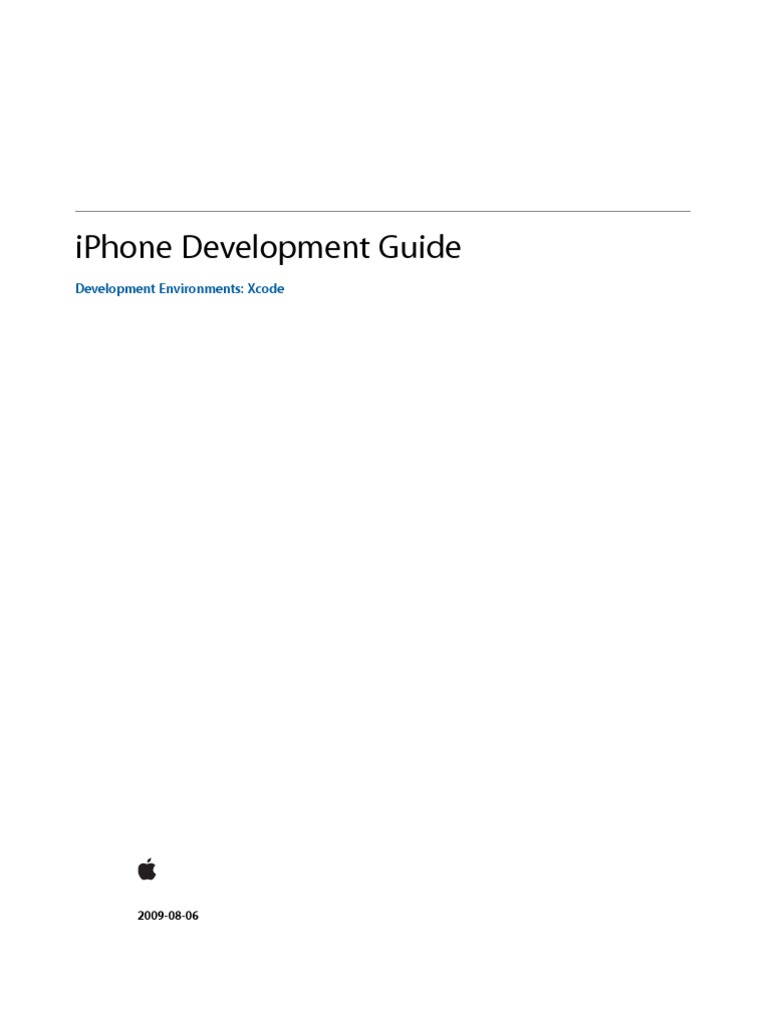 Iphone Development Guide | PDF | Ios Sdk | Xcode