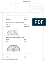 Soal Sudut Kelas 5 - Quizizz