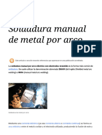 Soldadura Manual de Metal Por Arco - Wikipedia, La Enciclopedia Libre