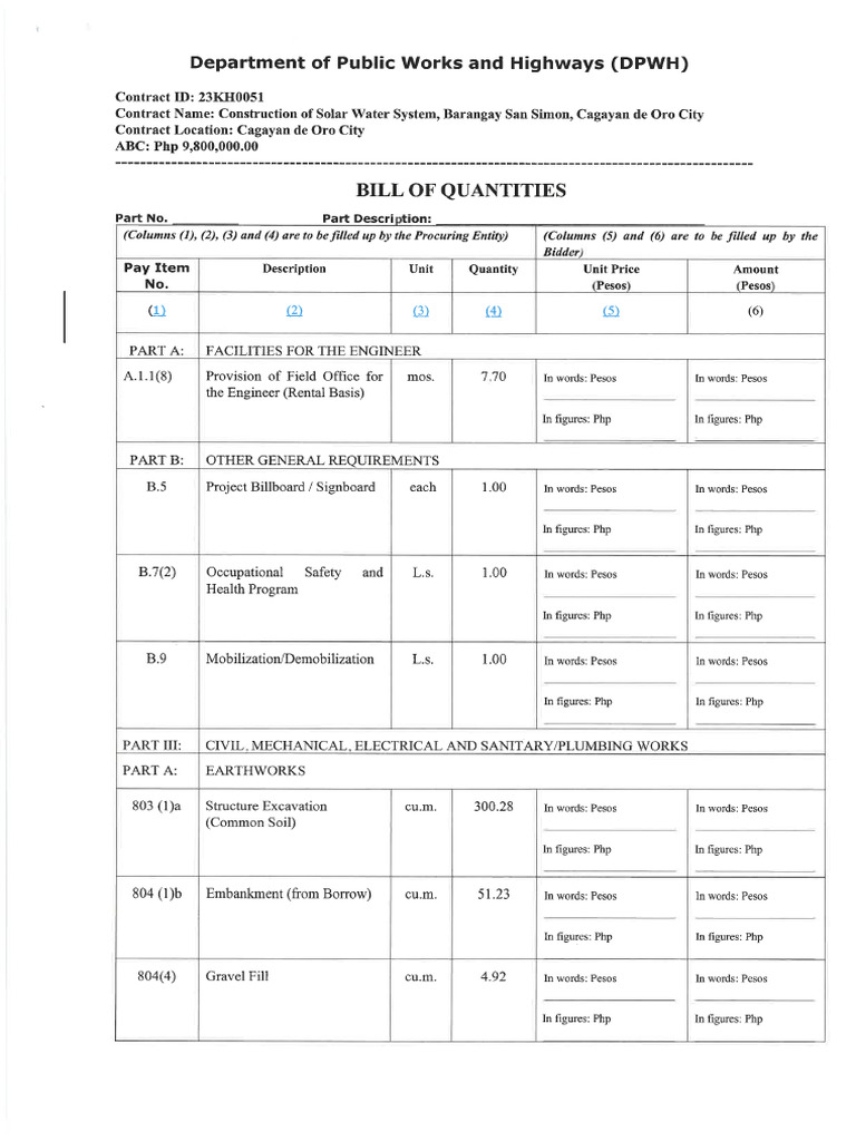 Revised Boq | PDF