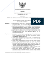 Peraturan Daerah Nomor 19 Tahun 2010 Tentang Pengelolaan Kualitas Air & Pengendalian Pencemaran Air