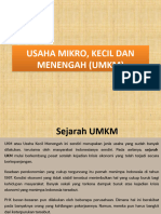 Sejarah Dan Konsep UMKM