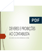 Slides Sobre Teoria Dos Deveres e Proibições Ao Contabilista