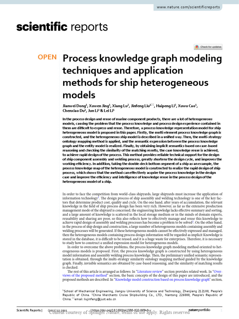 Process Knowledge Graph Modeling Techniques and AP | PDF | Conceptual ...