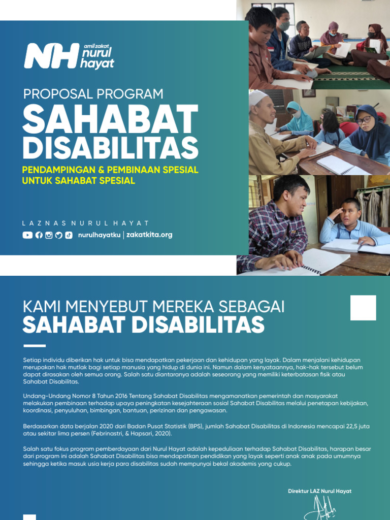 Program Pemberdayaan Sahabat Disabilitas | PDF