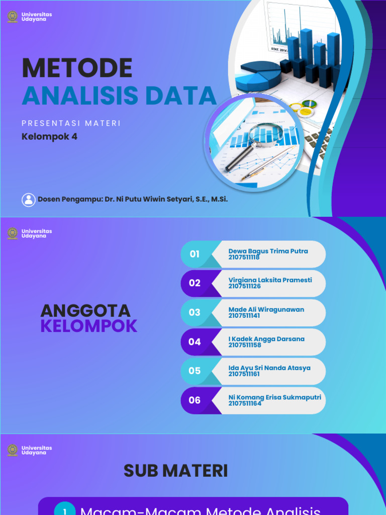 Kelompok 4 - Metode Analisis Data | PDF