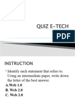 Quiz e Tech Week 1