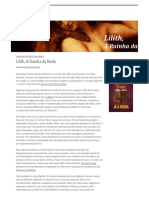 Lilith, A Rainha Da Noite - Penumbra Livros