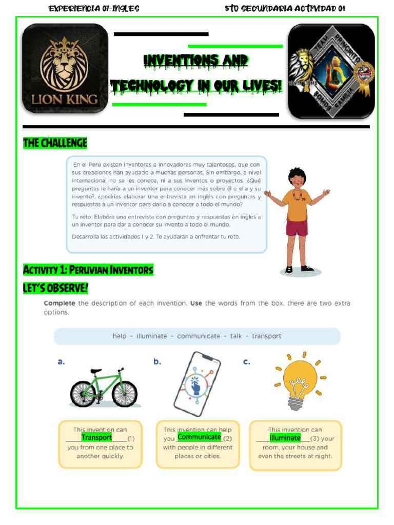 Inventions and Technology Overview | PDF