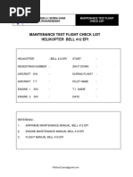 Maintenance Test Fligt Form Bell 412 Epi