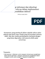 PERT. KE - 13 Teknologi Informasi Dan Teknologi Bantu Yang Relevan Dalam