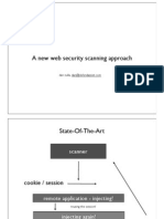 A New Web Security Scanning Approach