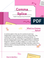 Comma Splice