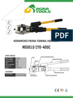 Ficha Tecnica Agra Tools CYO-400C