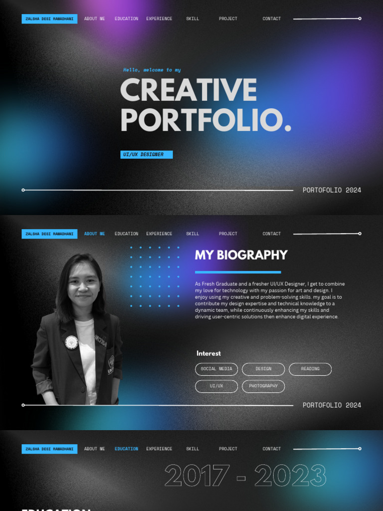 Portofolio - UI UX - Zalsha | PDF | Usability | Software Prototyping