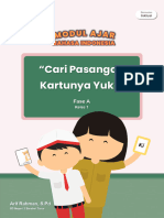 Modul Ajar Bahasa Indonesia - Cari Pasangan Kartunya Yuk! - Fase A