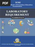 ICSE Lab Requirement