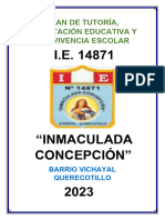 Plan de Tutoría Institucional 2023