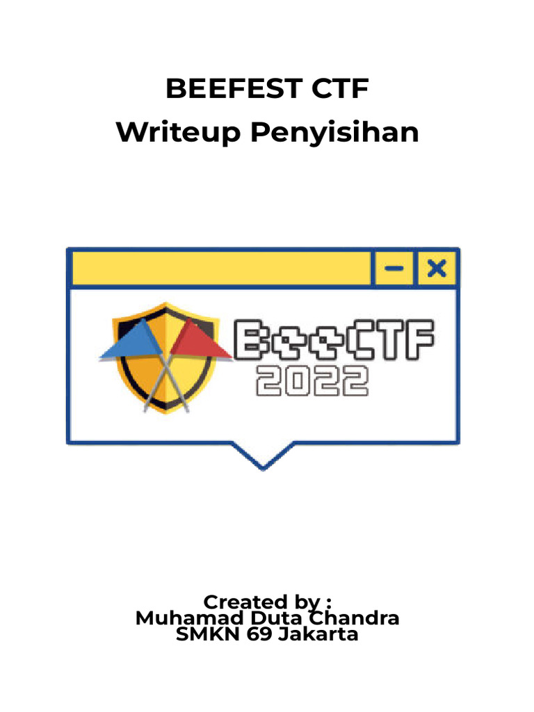 Writeup BEEFEST CTF 2023 | PDF
