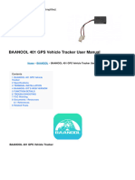 401 Gps Vehicle Tracker Manual