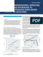 Understanding Operating and Interfacing To Integrated Diode Based RF Detectors