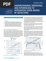 Understanding Operating and Interfacing to Integrated Diode Based RF Detectors