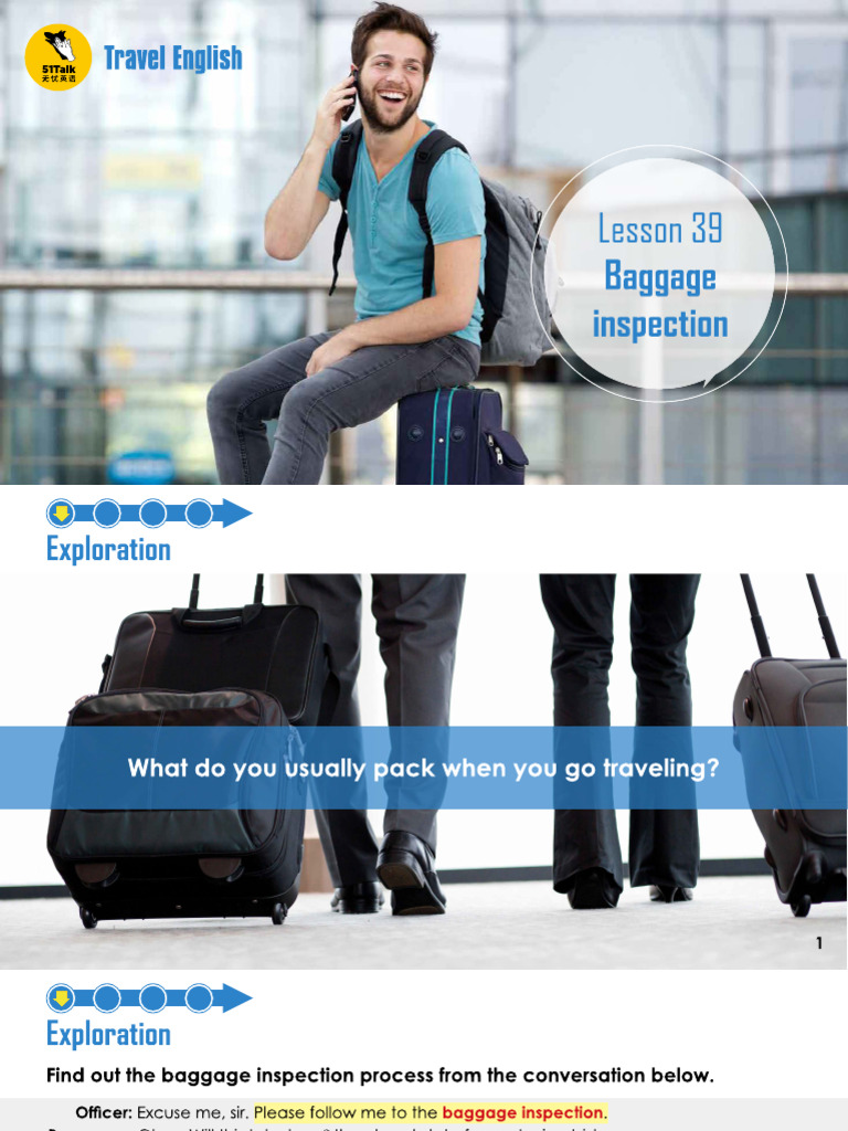 039 Baggage Inspection | PDF